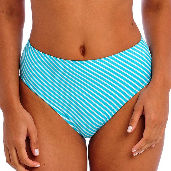 FREYA Bas De Maillot Taille Haute Ray Jewel Cove Stripe Turquoise 1001244