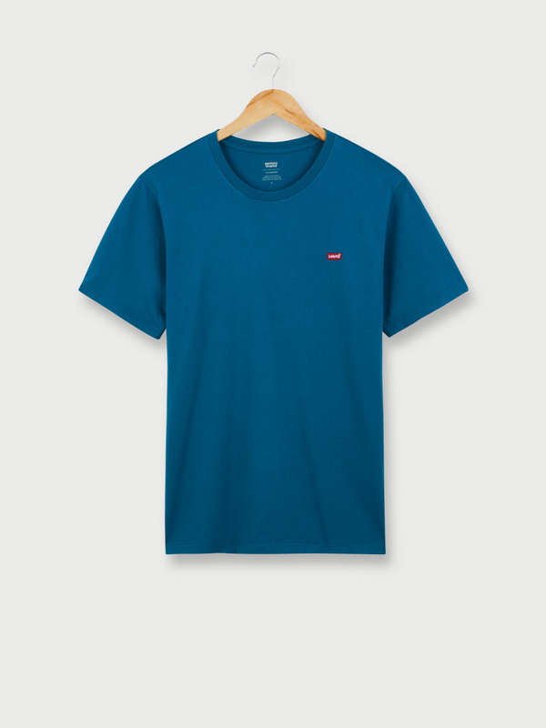 LEVI'S Tee-shirt Logo Batwings Bleu Canard 1005026