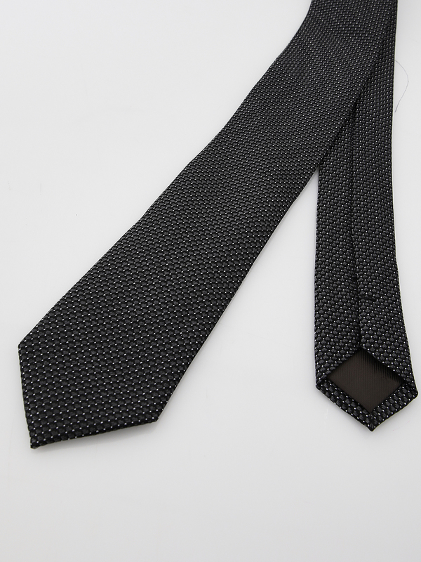 ETERNA Cravate En Soie Jacquard Noir 1007250