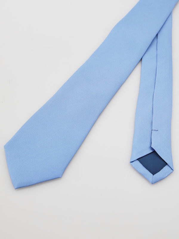ETERNA Cravate En Soie Unie Bleu ciel 1007253