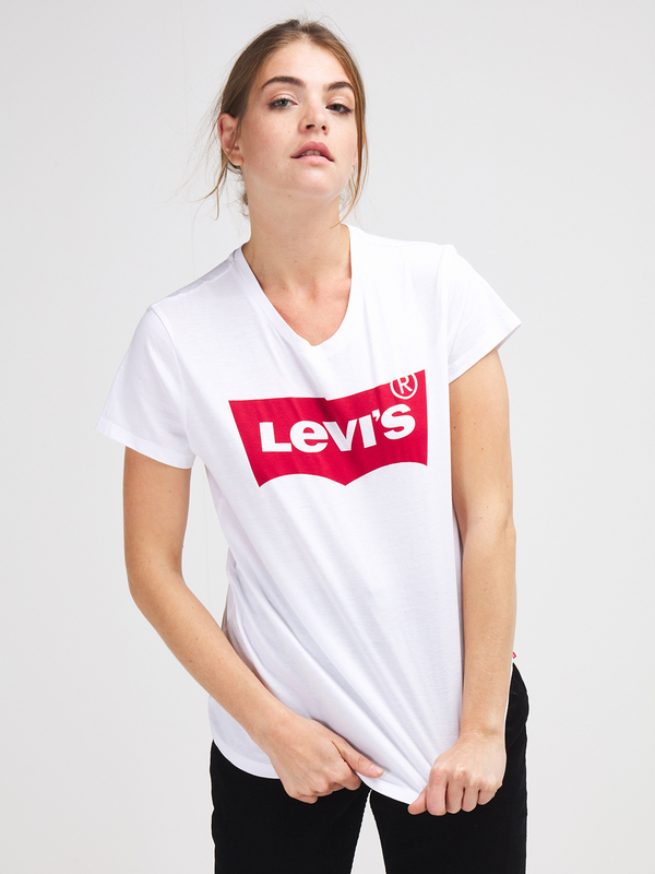 LEVI'S Tee-shirt Logo Blanc 1023078