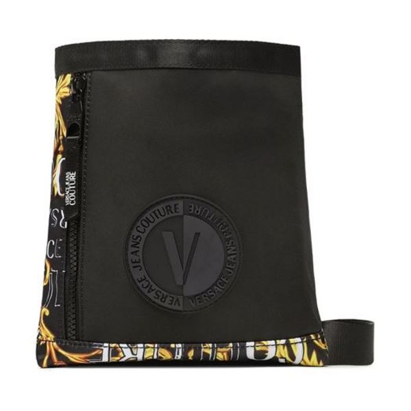 VERSACE JEANS COUTURE Besace Et Sac Banane   Versace Jeans Couture 74ya4b75 Black/Gold 1036584