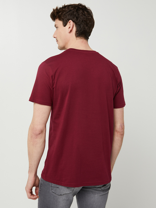 LEE Tee-shirt Manches Courtes Mini Logo 100% Coton Rouge Photo principale