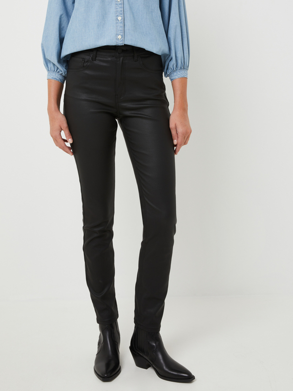 DESIGUAL Pantalon Skinny Enduit Noir 1039356