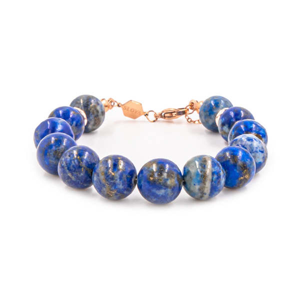 SLOYA Bracelet Kamelia En Pierres Lapis-lazuli Bleu fonc 1039382