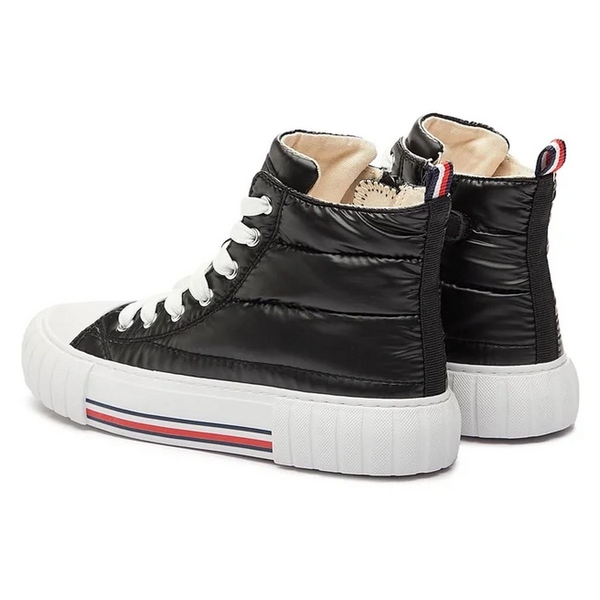 TOMMY HILFIGER Bottines   Tommy Hilfiger High Top Laceup Sneaker black Photo principale