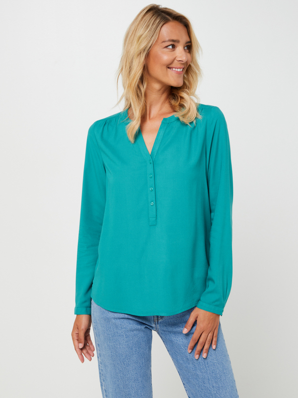 STREET ONE Blouse Fluide Street One Bleu turquoise 1046834