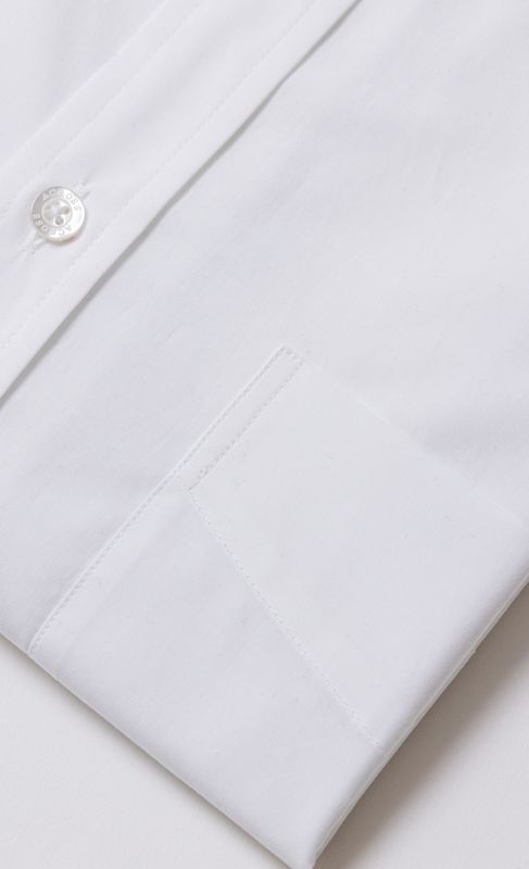 ACROSS Chemise Confort Fit En Coton Biologique Blanc Blanc Photo principale