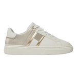 TOMMY HILFIGER Baskets Mode   Tommy Hilfiger Flag Low Cut Lace-up Snea white gold