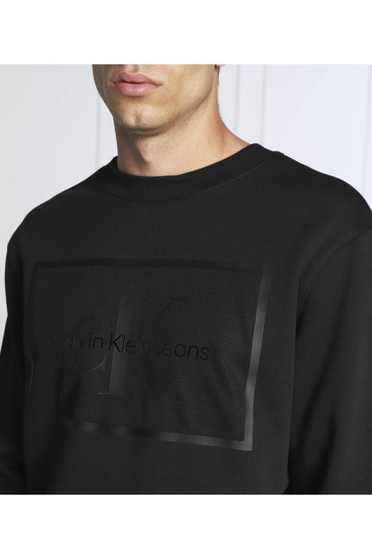 CALVIN KLEIN Sweat  Gros Logo Imprim  -  Calvin Klein - Homme BEH Ck Black Photo principale