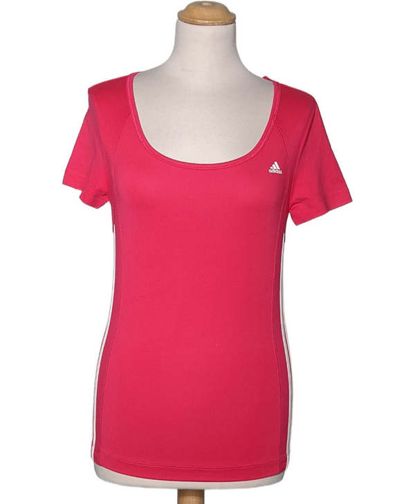 ADIDAS SECONDE MAIN Top Manches Courtes Rose 1080403