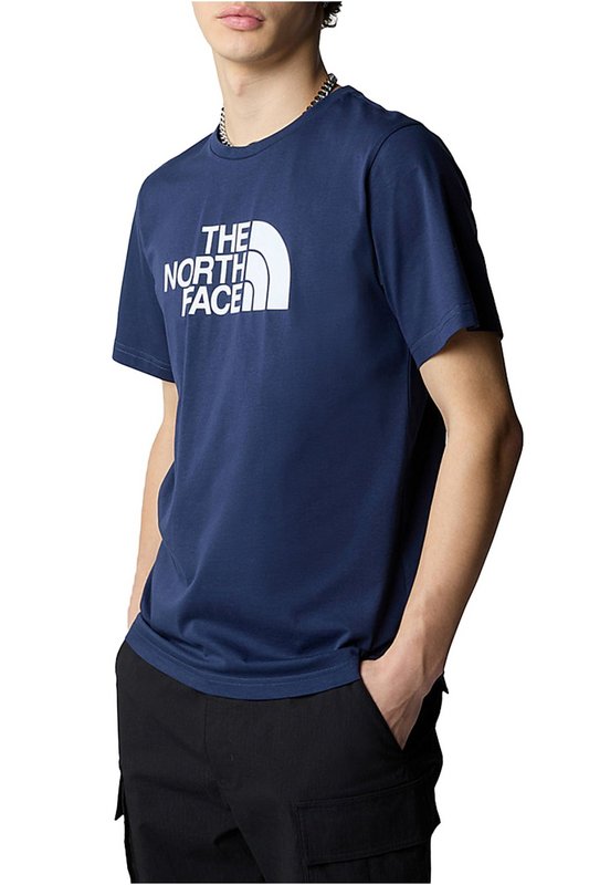 THE NORTH FACE Tshirt Coton Gros Logo Imprim  -  The North Face - Homme SUMMIT NAVY Photo principale