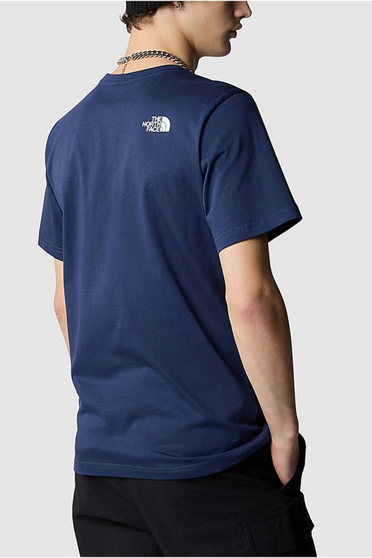 THE NORTH FACE Tshirt Coton Gros Logo Imprim  -  The North Face - Homme SUMMIT NAVY Photo principale