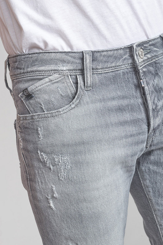LE TEMPS DES CERISES Bermuda Short En Jeans Landres GRIS Photo principale