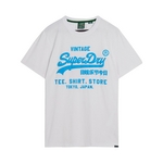 SUPERDRY Tee Shirt Superdry Neon Vl Blanc