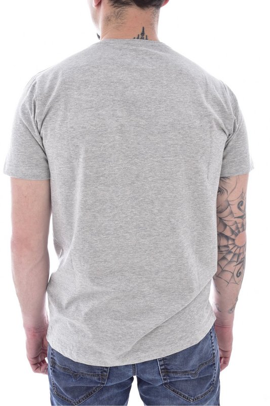 JUST EMPORIO Tshirt Coton Stretch Print Logo  -  Just Emporio - Homme GREY MEL Photo principale