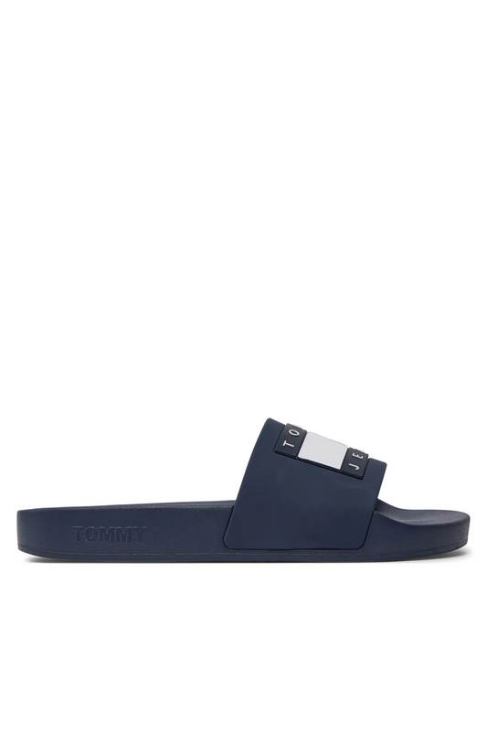 TOMMY JEANS Mules Pvc Gros Logo  -  Tommy Jeans - Femme C1G Dark Night Navy Photo principale