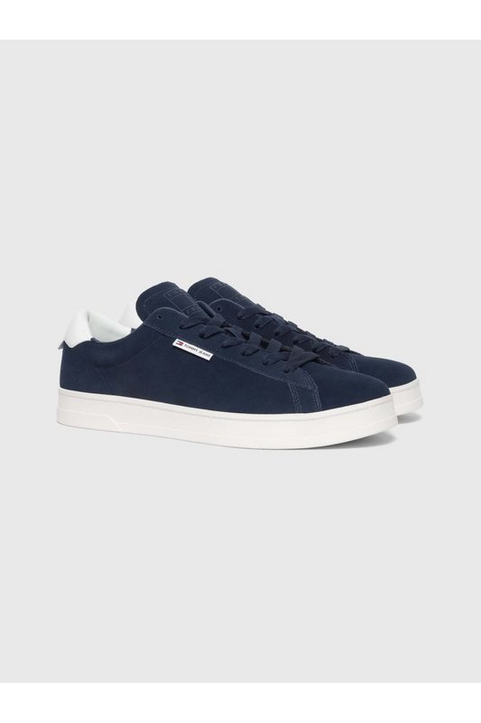 TOMMY JEANS Sneakers Basses Cuir Suede  -  Tommy Jeans - Homme C1G Dark Night Navy Photo principale