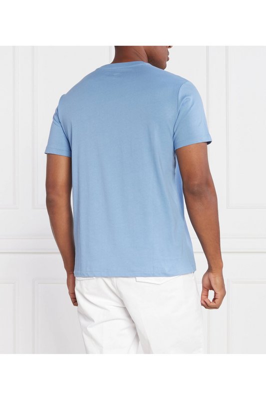 RALPH LAUREN Tshirt Gros Logo 100%coton  -  Ralph Lauren - Homme 014 NEW ENGLAND BLUE Photo principale