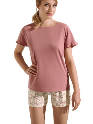LISCA Pyjama Short T-shirt Manches Courtes Nina rose
