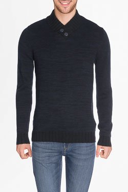 Pull DEELUXE W17330 Bleu marine