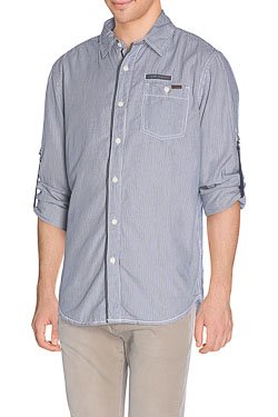 Chemise manches longues DEELUXE W16406 Bleu