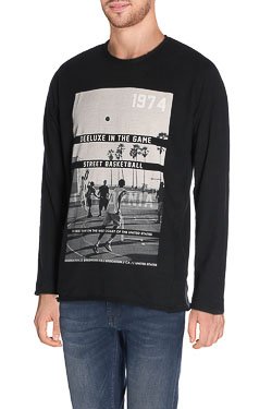 Tee-shirt manches longues DEELUXE W16147 Noir