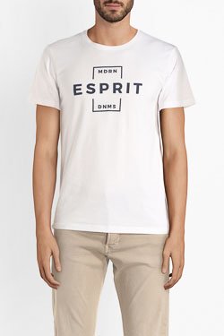 Tee-shirt ESPRIT 128EE2K003 Blanc