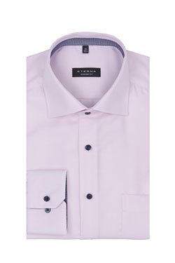 Chemise manches longues ETERNA E95K 3116 Rose