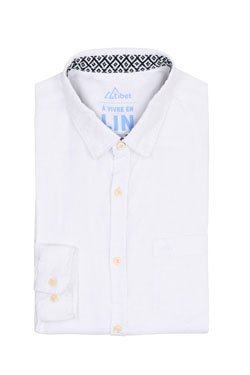 Chemise manches longues TIBET 53TI1CS710 Blanc