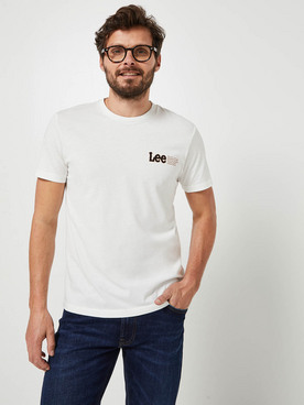 Tee-shirt LEE S LOGO Ecru