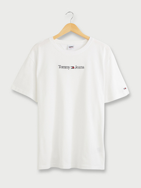 Tee-shirt TOMMY JEANS REG LINEAR Blanc