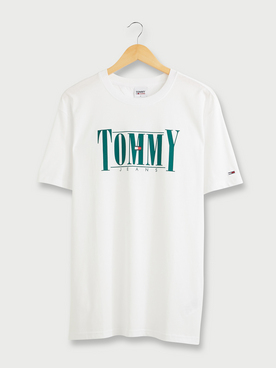 Tee-shirt TOMMY JEANS TEE SERIF Blanc