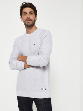 Pull TOMMY JEANS STRC SWEATER Gris