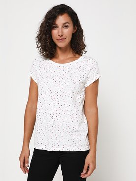 Tee-shirt ESPRIT 992CC1K323 Ecru