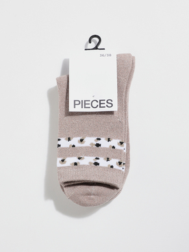 Chaussettes PIECES 17118499 Taupe