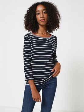 Tee-shirt manches longues ESPRIT 992EE1K355 Bleu marine