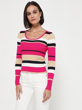 Pull ESPRIT 082CC1I304 Rose fuchsia