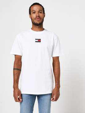 Tee-shirt TOMMY JEANS CENTER BADGE Blanc