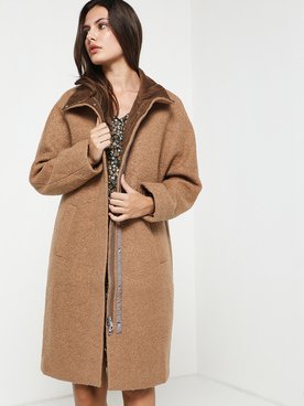 Manteau ESPRIT 082EE1G339 Camel