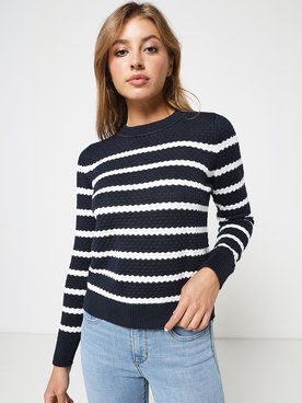Pull ESPRIT 992EE1I331 Bleu marine