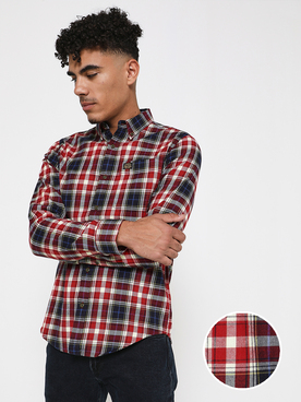 Chemise manches longues SUPERDRY LUMBERJACK H Rouge