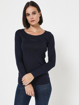 Tee-shirt manches longues ESPRIT 992EE1K380 Bleu marine