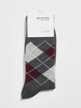 Chaussettes SELECTED 16081853 Gris