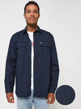 Chemise manches longues TOMMY JEANS OVER TWILL Bleu marine