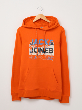 Sweat-shirt JACK AND JONES TRECK SWT Orange