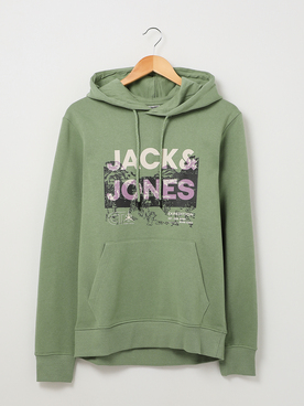 Sweat-shirt JACK AND JONES TRECK SWT Vert