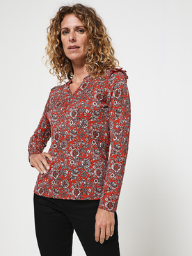 Tee-shirt manches longues DIANE LAURY 60DL2TS314 Rouge