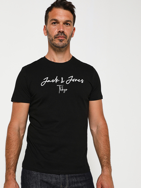 Tee-shirt JACK AND JONES COSETH TEE Noir