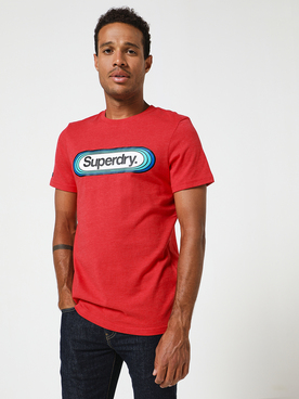 Tee-shirt SUPERDRY M1011327A Rouge
